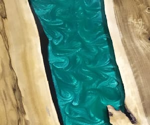 Pearled Emerald Green