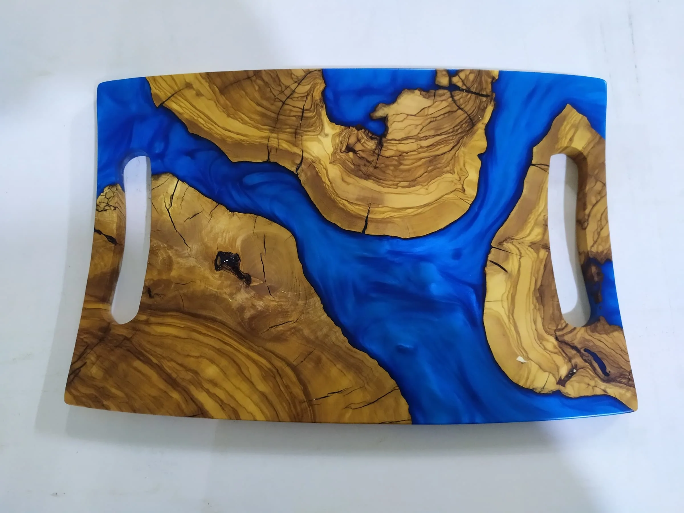 Olive Wood Epoxy Kitchen Decor
