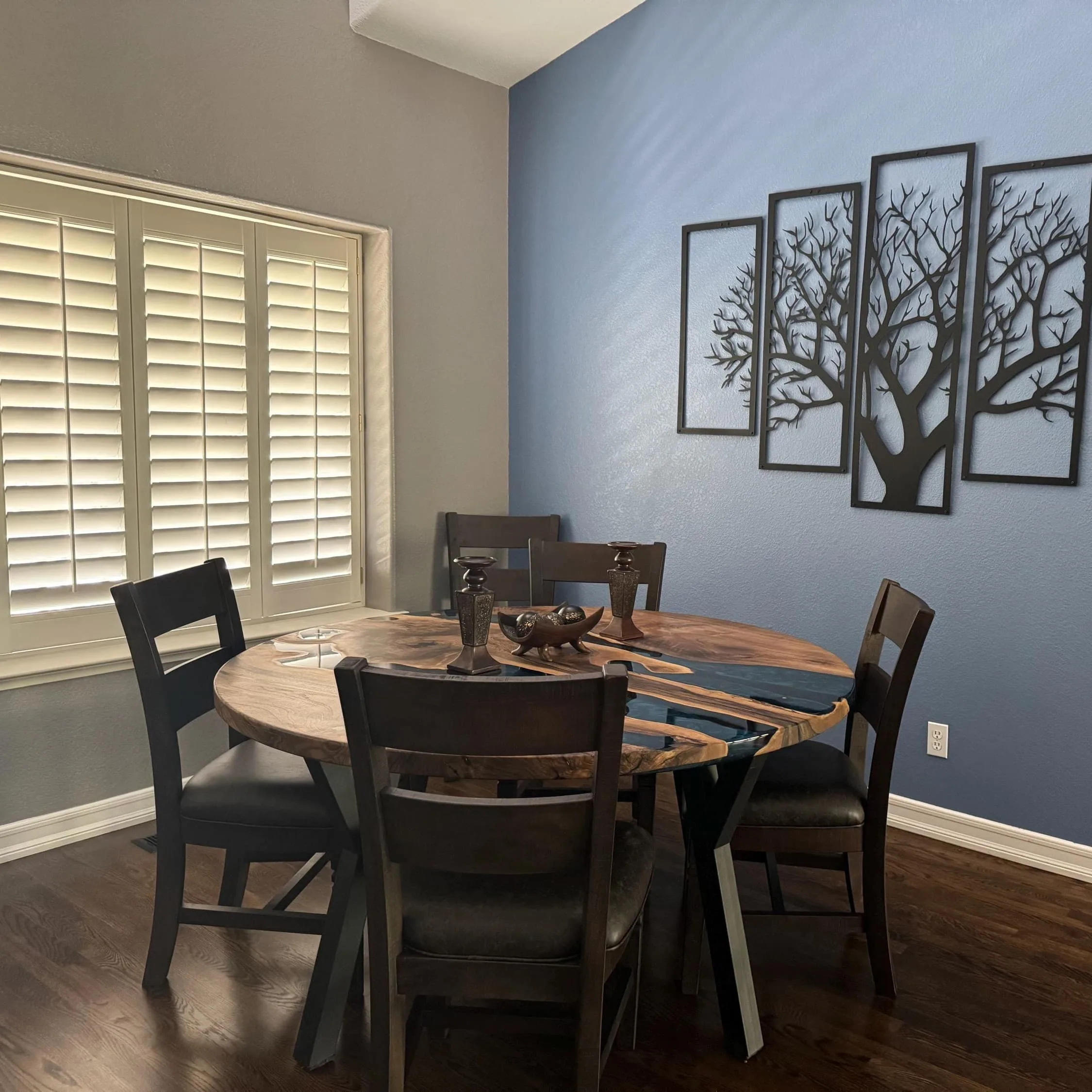Custom Round Epoxy Dining Table