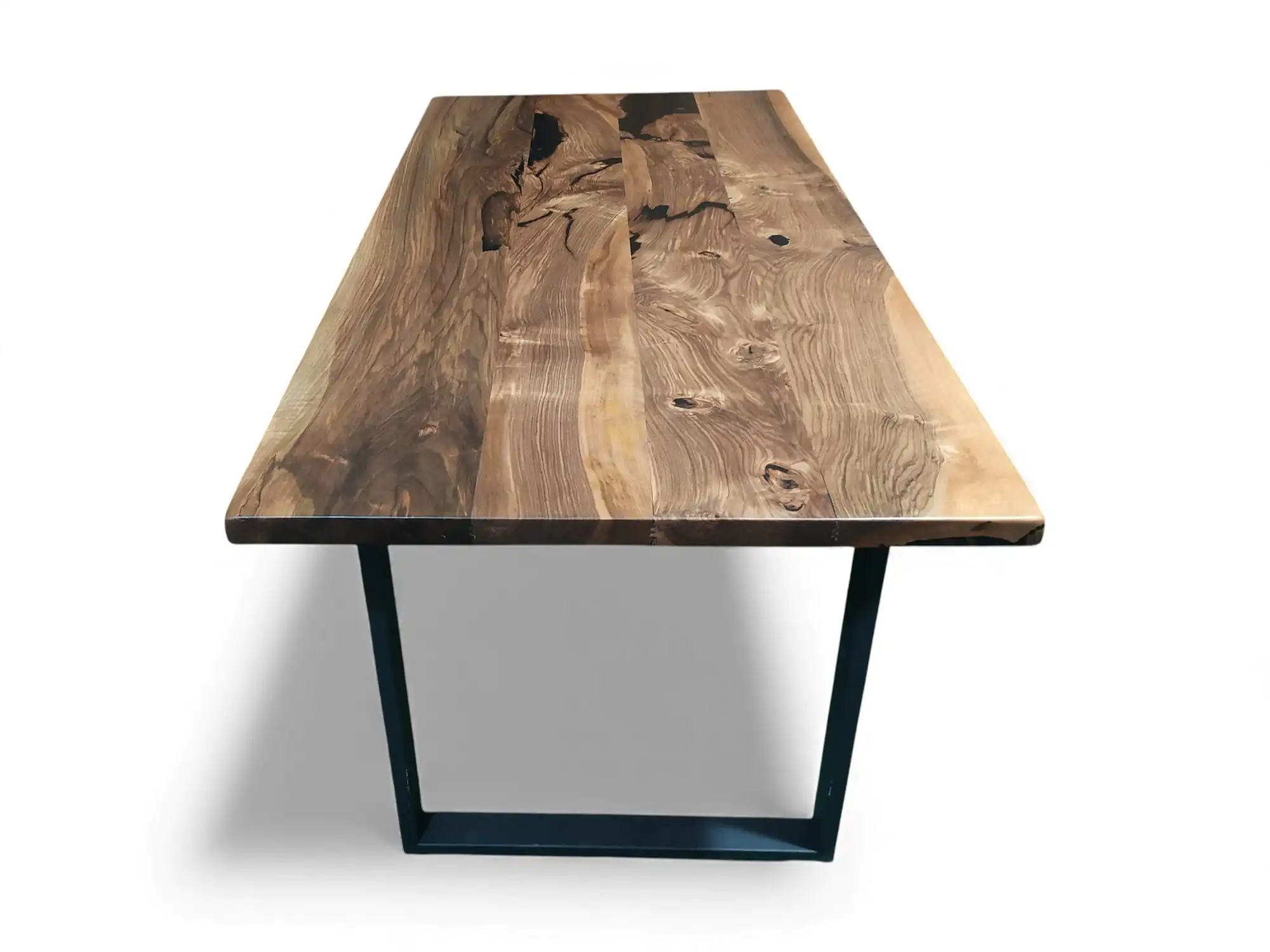 custom counter height wood table handcrafted by WOWbyALP in Ankara