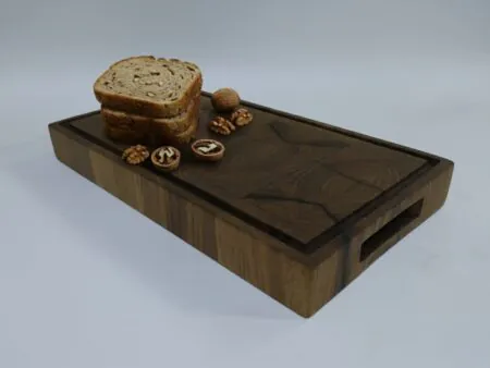 end grain cutting board handcrafted butcher block made from solid hardwood in WOWbyALP workshop Ankara