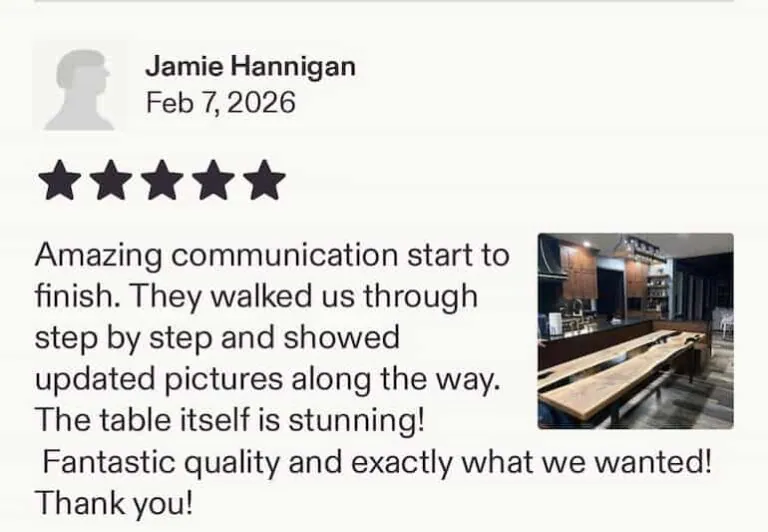 Etsy review from Jamie