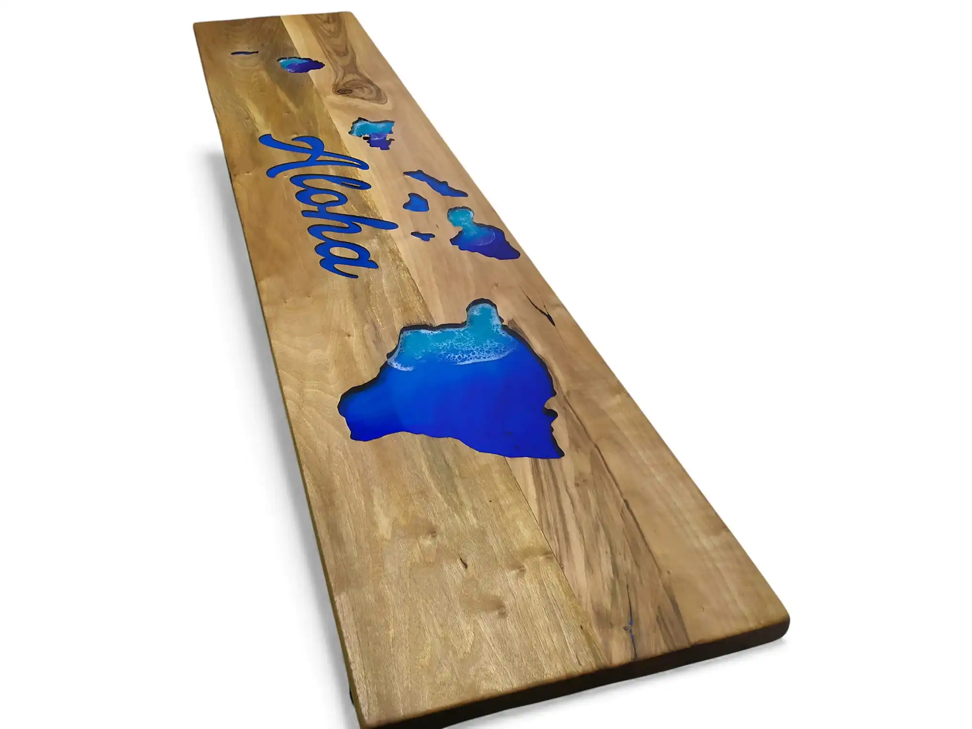handcrafted epoxy entryway bench produced in WOWbyALP workshop in Ankara