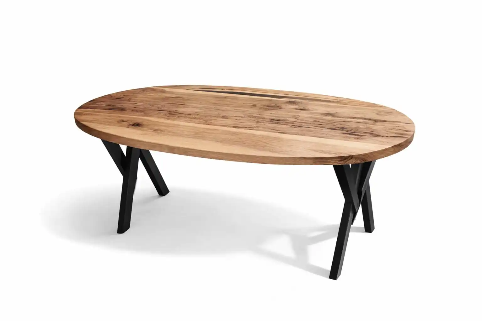 large oval solid wood dining table custom size up to 108 inches