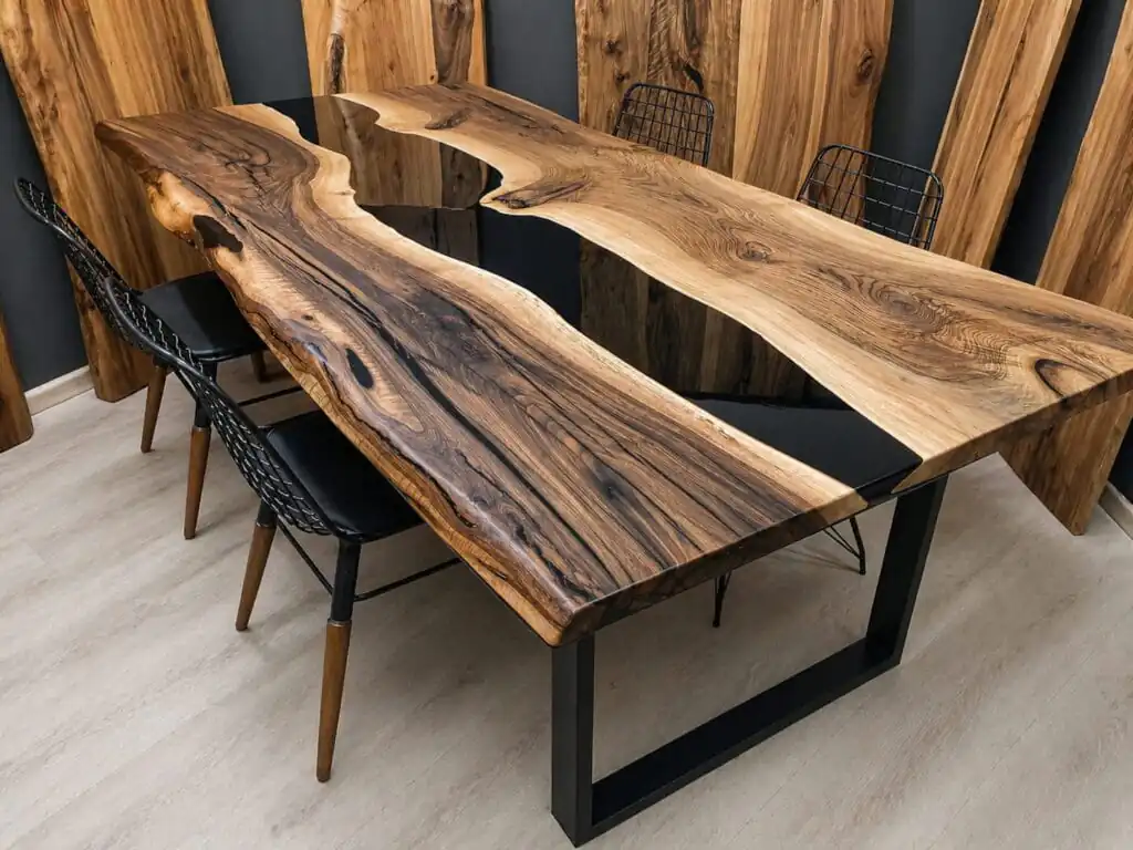 Final table picture in the workshop studio